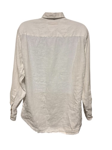 Tori Richard 100% Linen Men’s Long Sleeve Shirt With Embroidered Dragon L - Picture 4 of 9
