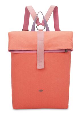 Fritzi aus Preußen Canvas Izzy03 Backpack Rucksack Fruity orange altrosa
