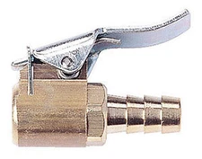 Open Flow Tire Valve Air Chuck, Clip on style - 1/4" barb COATS changer hose