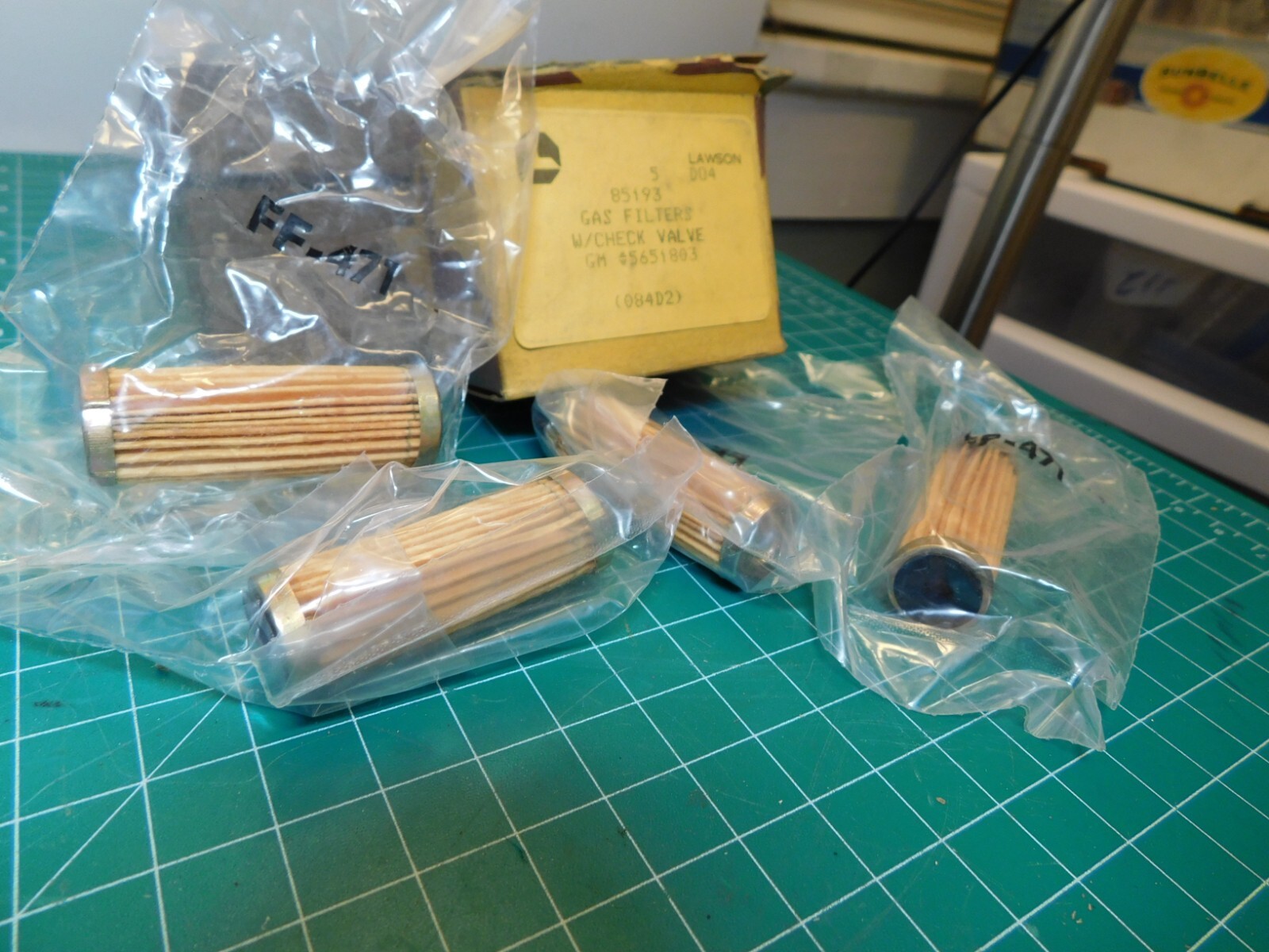 GM5651803 Long Fuel Inlet Filter Cartridge & Check Valve Fits Quadrajet & other eBay