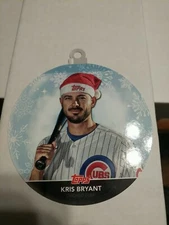 2020 Topps Holiday Ornament Card Kris Bryant WHO-KB Chicago Cubs