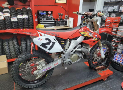  Honda 2003-2007 CR 125 250 Factory Team Woody Shroud Graphics set