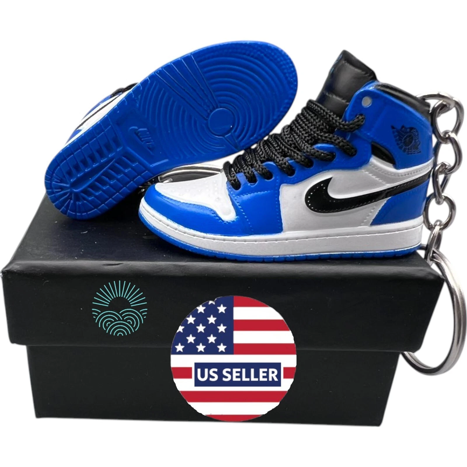 Porte clés Chaussures Mini Jordan / AJ Sneaker Trainer Keyrings   Mini Porte clés Chaussures 3D