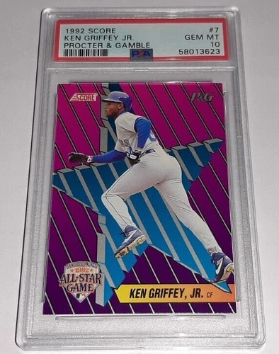1992 Score Procter & Gamble #7 Ken Griffey Jr All Star Game Card Graded PSA 10