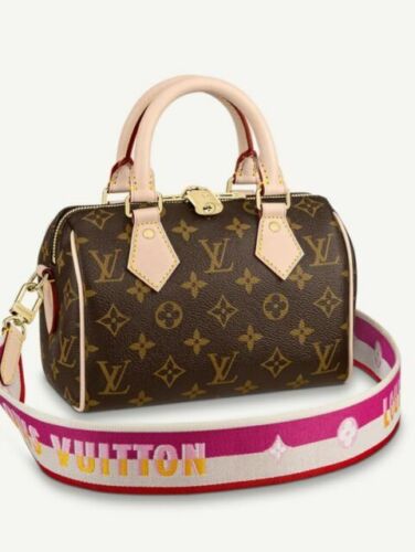 LOUIS VUITTON Monogram Micro Speedy Bag Charm