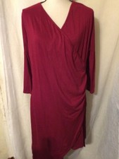 Glory Sunshine Women's Dress Size 2XL Maroon HiLo Shift