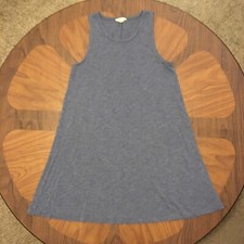 Madewell Highpoint Grayed Purple Tank Shift Dress Womens M