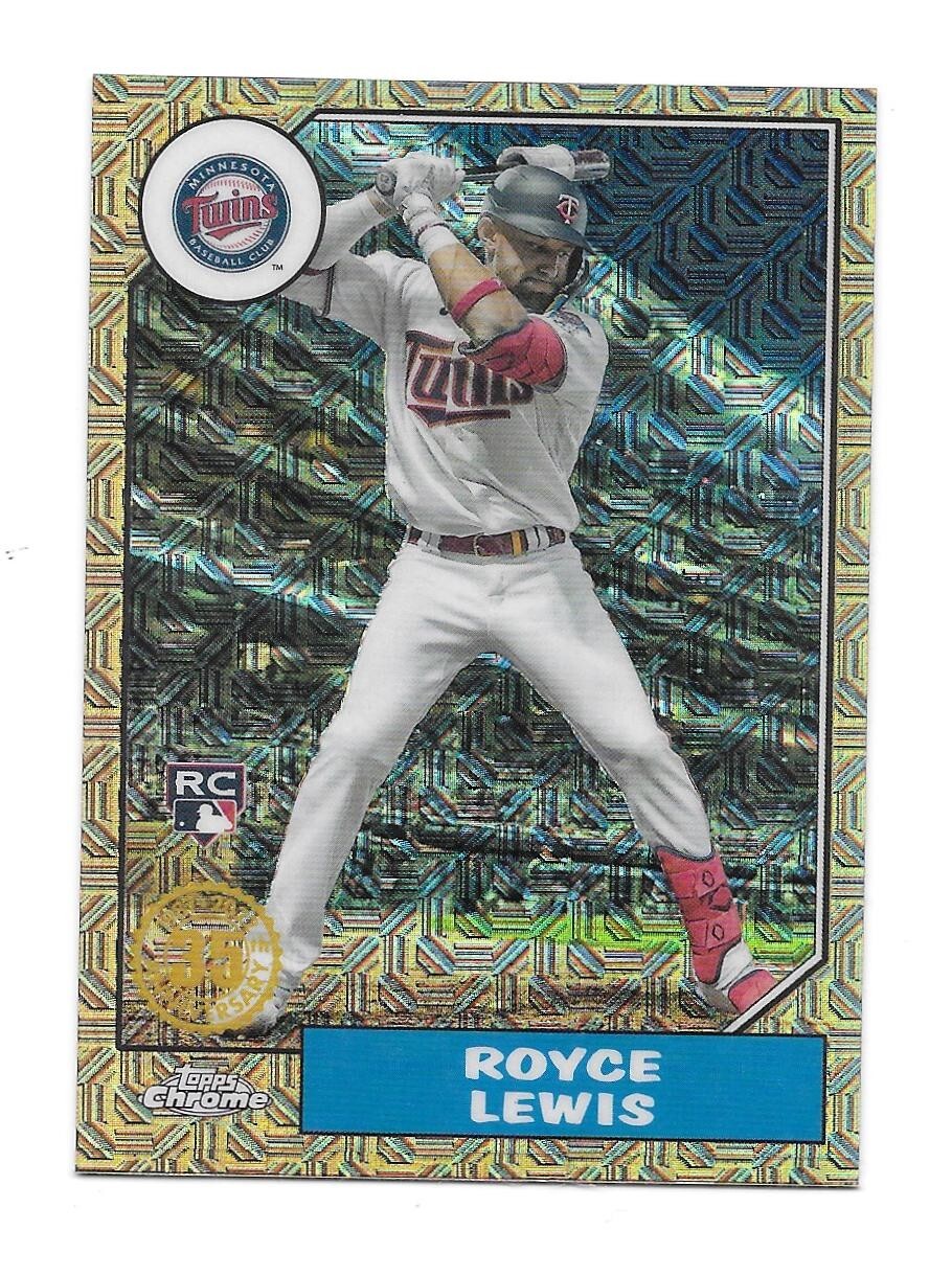 2022 Topps Update ROYCE LEWIS Silver Pack 1987 Chrome Mogo - TWINS -