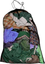 Extra Large Mesh Laundry Bag 40"x30" Drawstring Washable Storage Sack