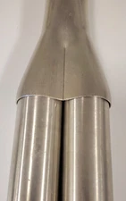 Merge Collector 1 1/2" x 1 3/4" 304 stainless steel USA made Weld On