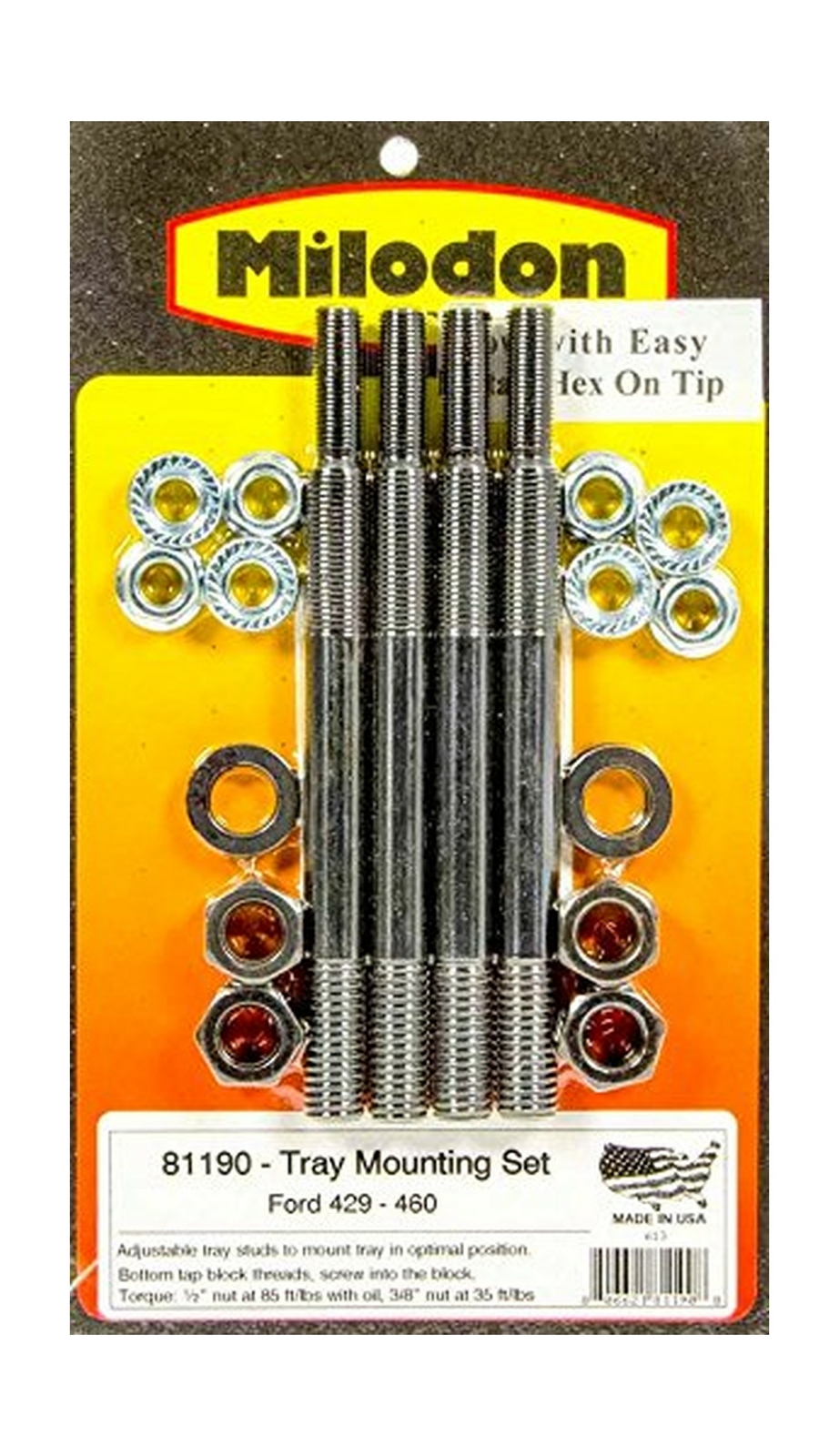 Milodon BBF Windage Tray Installation Kit 81190 for sale online eBay