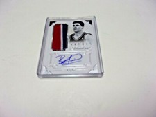 BILL LAIMBEER 2013 PANINI FLAWLESS 3CLR GAME USED JERSEY AUTO 03/25 SIGNED CARD