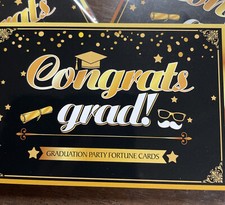 Congrats Grad Graduation Party Fortune Scratch Off Cards 35 Pieces