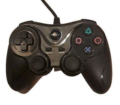 PS1 / PS2 TTX Tech Analog Wired Controller ( Black )