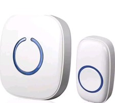 SadoTech Wireless Doorbells for Home - Adjustable Volume 52 Chimes White