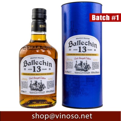 Ballechin 13 yo 2023 heavily peated Highland Single Malt Whisky 54,9% Batch #1