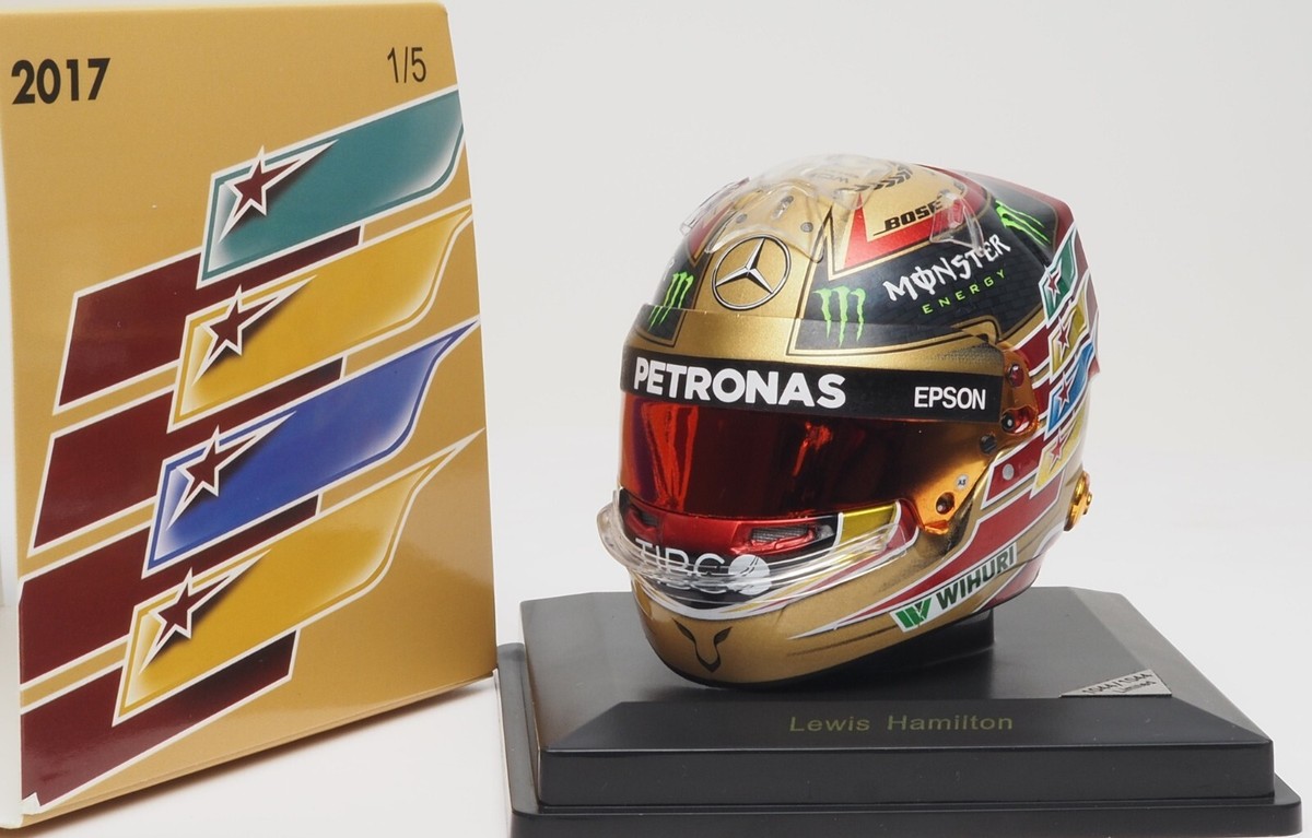Limited Edition! Lewis Hamilton Abu Dhabi 2017 WC Helmet (1/5)