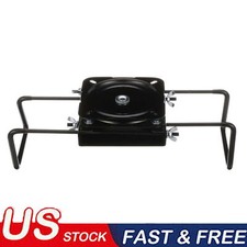 Seat Mount Clamp-on Swivel Fit Depths 7.5-18 In Hole Pattern Installation Boats