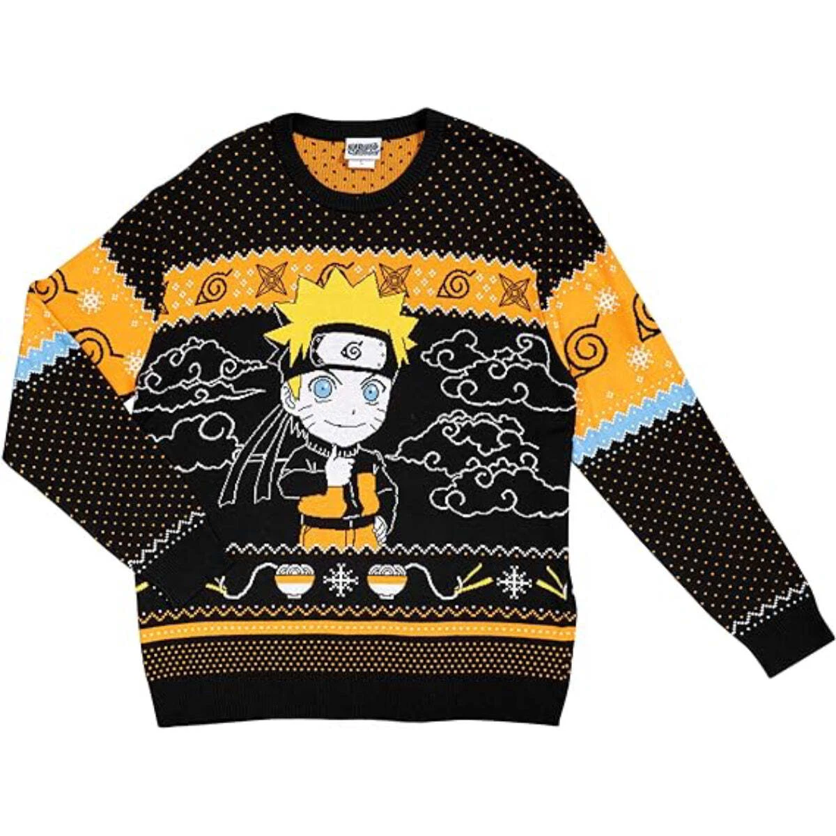 Narutoo Ship Chibi Christmas Sweater Ugly, Custom Narutoo Ugly Sweatshirt