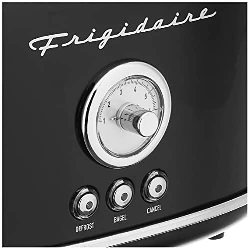 Frigidaire ETO102-BLACK, 2 Slice Toaster, Retro Style, Wide Slot for Bread, Engl - Image 4 of 4