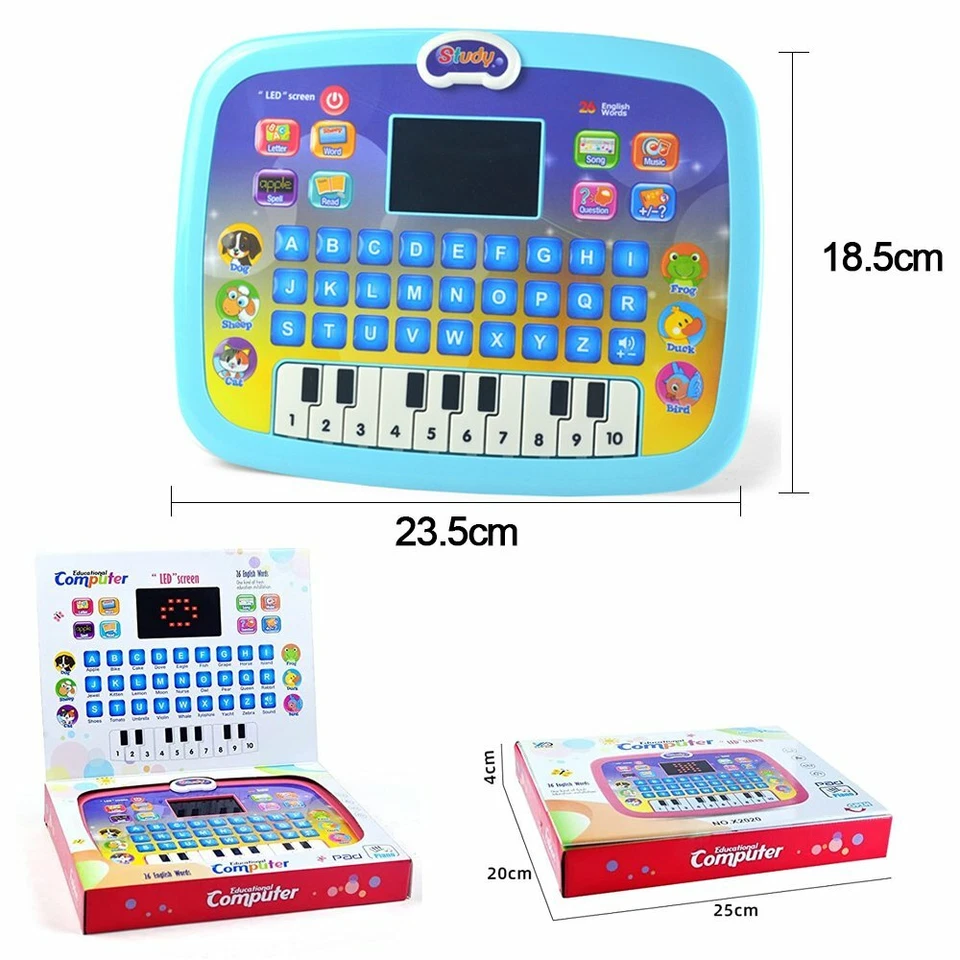 Juguetes educativos para 2-6 años niños pequeños niños niñas preescolar tableta de aprendizaje Foto 2 de 4