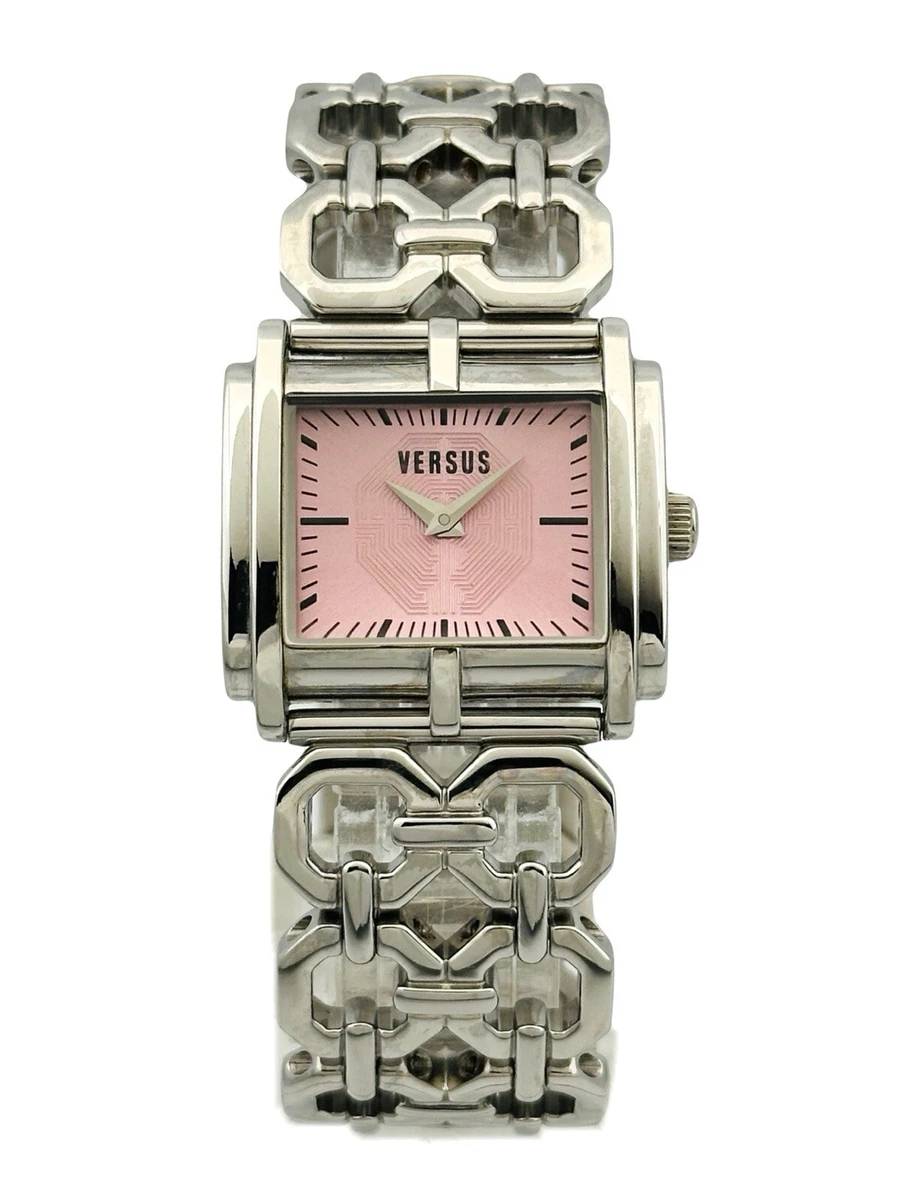 Versus by Versace SGE010012 Ladies Pink Dial Stainless Steel Bracelet Watch Versace Versus Pink | Delman Watch main image 3