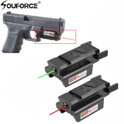 Tactical Green Red Dot Laser Sight Low Profile Rifle Handgun mm Picatinny Rail Ebay
