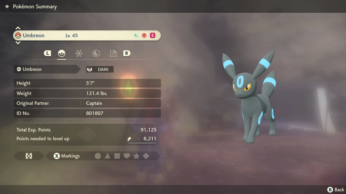 Pokemon Legends Za Umbreon Alpha/Shiny/Non-shiny 6iv/Custom