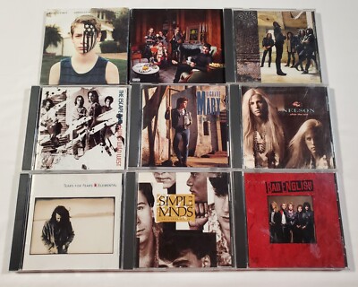 Pop Rock 9 CD Lot: Fall Out Boy, DNCE, Simple Minds, Tears for Fears Nelson 83 r