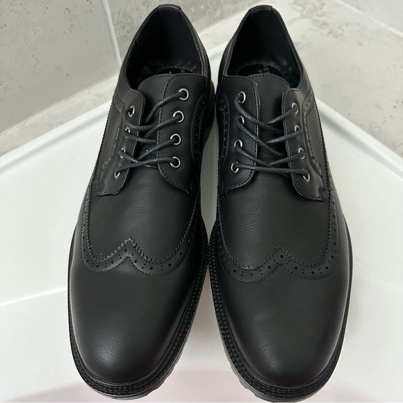 Perry Ellis Black Oxford Shoe Size 12 Men | eBay display picture 3