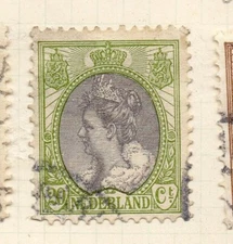 Netherlands 1898-1910 Early Issue Fine Used 20c. NW-158666