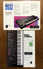 E-mu Emu Emax HD EMAX II Sampler Original Sales Brochures