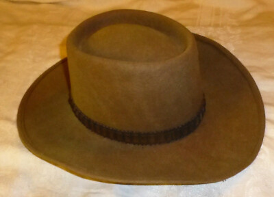 Cowboy Hat Eddy Bros B Bar B Ranch COBURN Gamblers 100% Wool 7 1/8