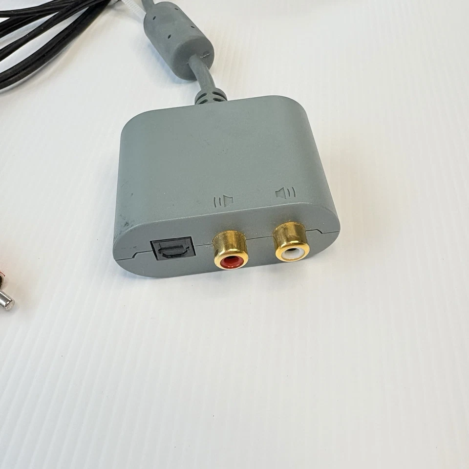 Microsoft Xbox 360 Audio Adapter Genuine Original Vintage Gaming Cable - Image 3 of 4