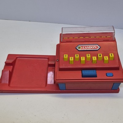 Vintage Casdon Toy Cash Register 1968 Full Working Order Good Condition