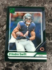 2024 Panini Donruss Clearly  #10 D'Andre Swift Green 16/25 @QL02