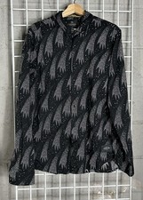 Scotch  Soda Men  s size XL Abstract Print Button Up Shirt Regular