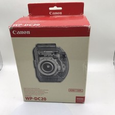 Canon WP-DC20 Waterproof Camera Case 130ft Clear Orange Blue With Strap