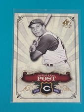 2006 SP Legendary Cuts #76 Wally Post Cincinnati Reds BASEBALL Card 7A