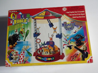 Playgo Magnetic Game Circus World Toy Set New Old Stock 3+ Years Age