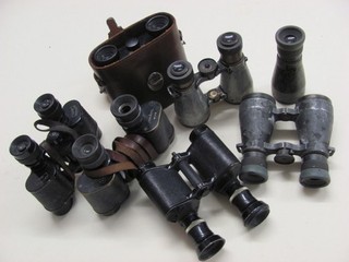 Equipaggiamento Wehrmacht binocolo 08 Emil Busch HUET Deraisme BBT Krauss