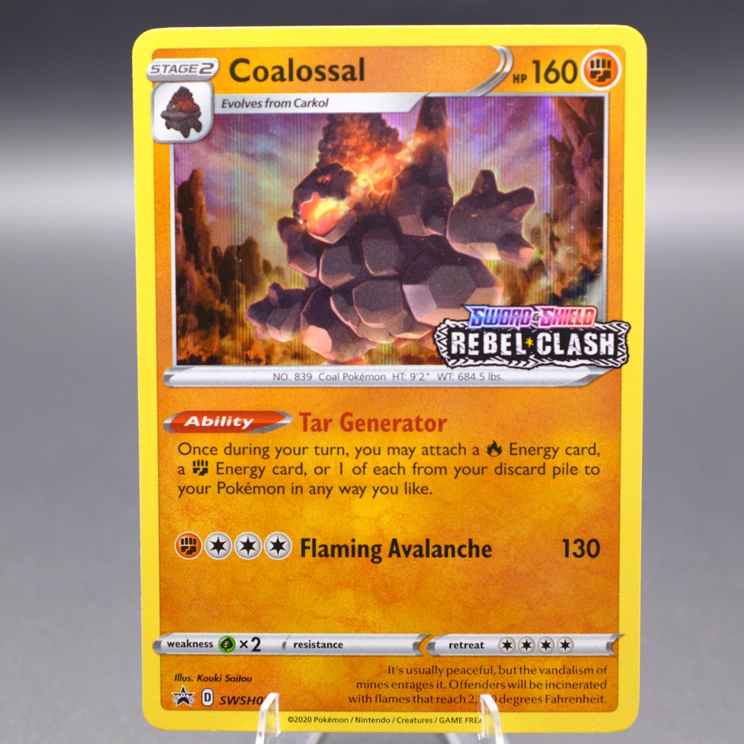Coalossal - (Prerelease) SWSH024 Promo SWSH: Sword & Shield Promo Cards Pokemon