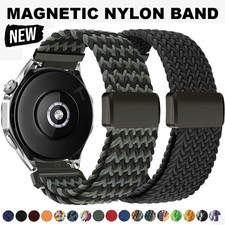 Braided Magnetic Nylon Loop Strap Band For Huawei Watch GT6 5 4 41MM 5 Pro 42mm