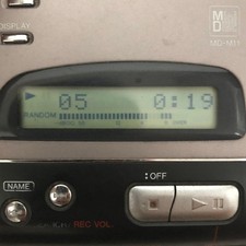 Sharp Md-m11 Portable Md Recorder Playback Ok Working Minidisc Player Md Walkman