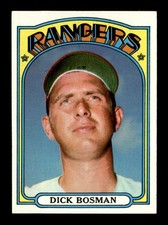 1972 Topps #365 Dick Bosman   EXMT/EXMT+ X3705389