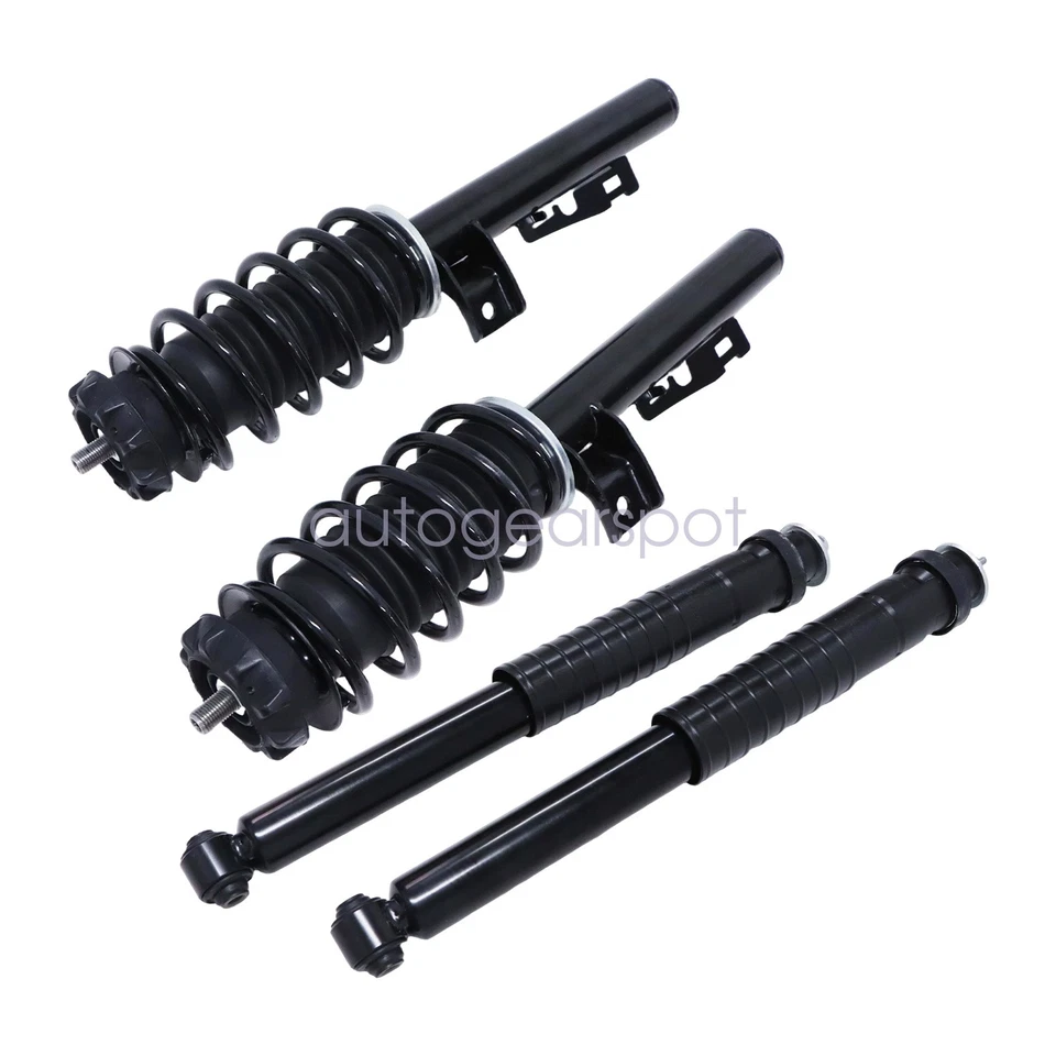 4 piezas conjuntos de puntales de amortiguador delanteros y traseros sin ADS para Smart Fortwo W451 2008-2016 Foto 2 de 4