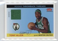 2004-05 Fleer Tradition Rookie Throwback Threads Headband Tony Allen #TT-TA 1v1