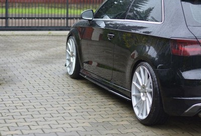 Maxton Design Seitenschweller Ansatz (Paar) passend für Audi S3/A3 S-Line Hatchb