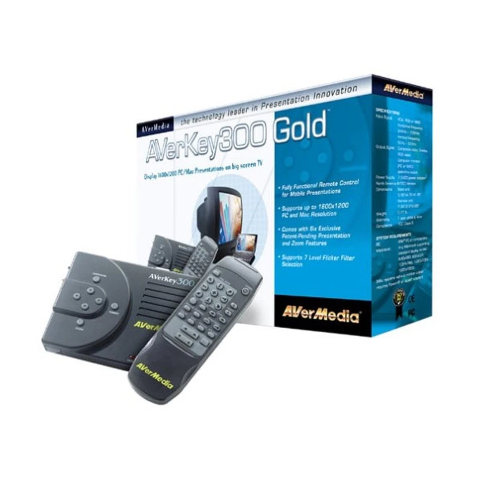 AVerMedia AVERKEY300-GOLD PC/Mac-to-TV Scan Converter - Image 2 of 2