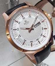 Royal London day/date watch, rose gold tone 41491-03 RRP £119 NEW/BOX/WARRANTY!!
